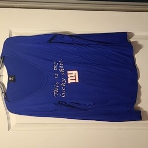 Long sleeve NY Giants ladies shirt
